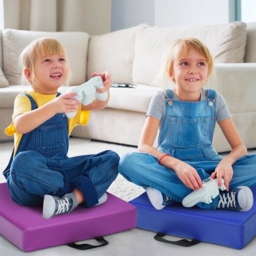 6PCS Square Kids Floor Cushion Toddler Foam Seat Cushion Waterproof Colorful 1 unit Harris Teeter