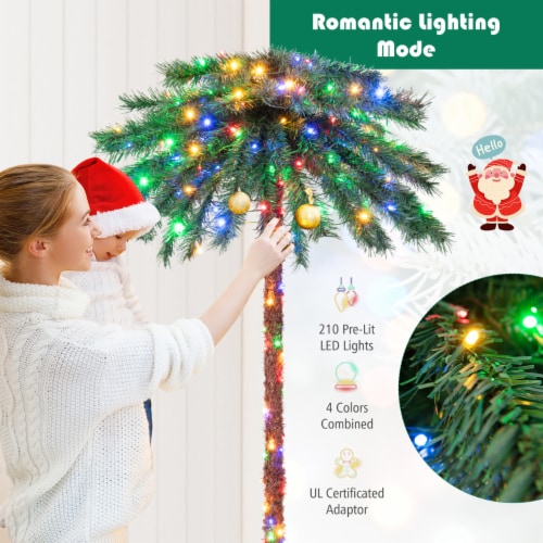 Lighted christmas best sale palm tree