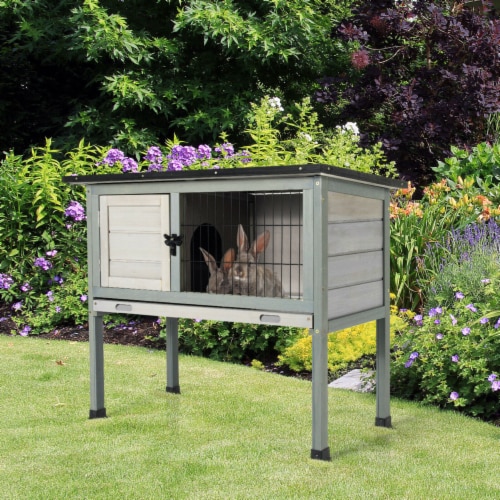 Elevated rabbit sale hutch