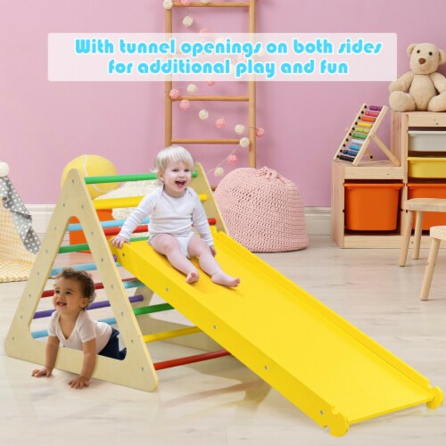 5 in 1 Toddler Playing Set Kids Climbing Triangle Cube Play Equipment 1 unit Harris Teeter