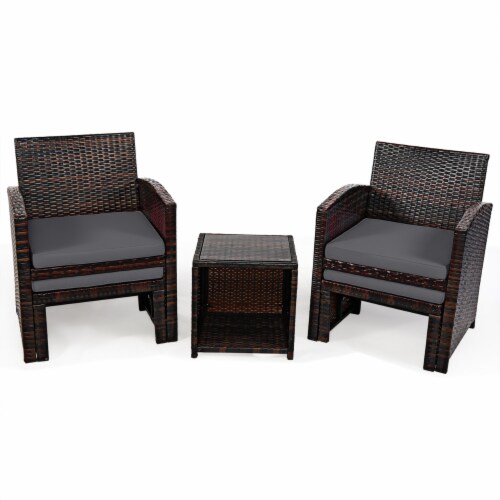 Patio chair 2025 and ottoman cushions