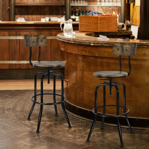 Industrial counter online height chairs