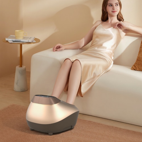 Shiatsu Foot Massager Massage Machine Kneading Rolling Air Compression for Foot Perspective: bottom