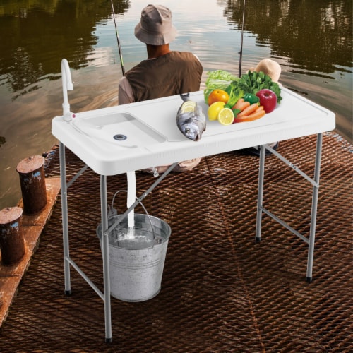 Folding Portable Fish Fillet Hunting Cleaning Cutting Table with Sink  Faucet, 1 unit - Kroger