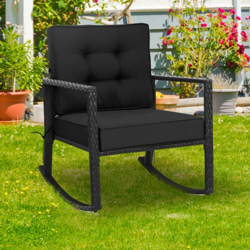 Aluminum outdoor shop rocking chair