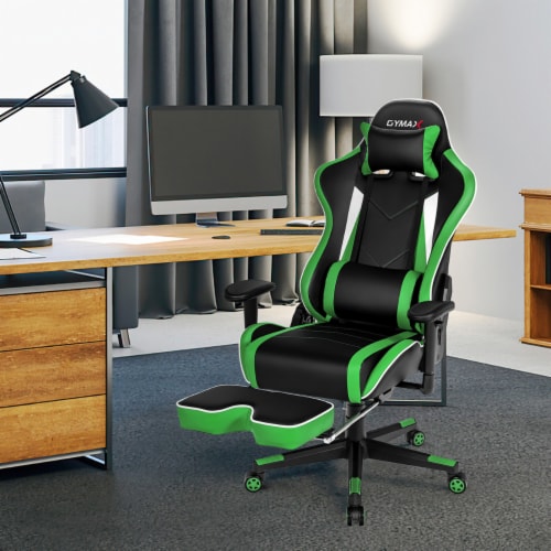 High Back Gaming Chair Adjustable Office Computer Task Chair w