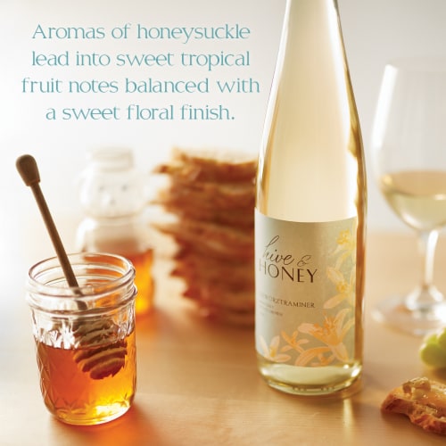 Hive & Honey Gewurztraminer Riesling Perspective: bottom
