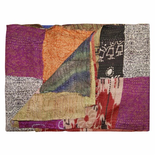 Taj hotel kantha silk throw deals