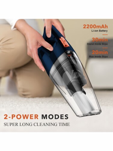 Whall Mini Portable Cordless Handheld Vacuum with 8500 PA Perspective: bottom