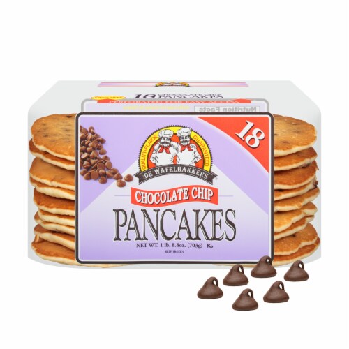 De Waflebakkers® Chocolate Chip Pancakes Perspective: bottom