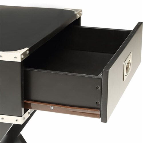 Bowery Hill End Table in Black Perspective: bottom