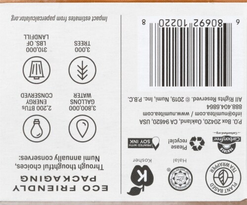 Numi Organic Breakfast Blend Tea Bags Perspective: bottom