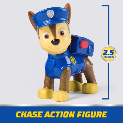 Paw Patrol™ Chase's Patrol Cruiser Toy Car with Collectible Action Figure Perspective: bottom