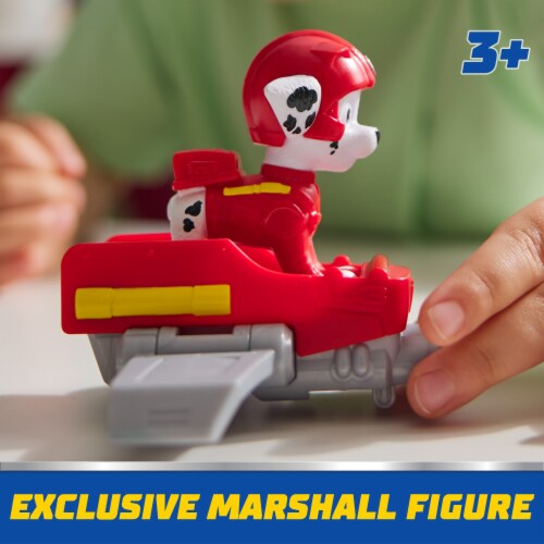 Paw Patrol Action Pups Marshall Action Figure & Hoverboard Airplane Toy with Foldable Wings Perspective: bottom
