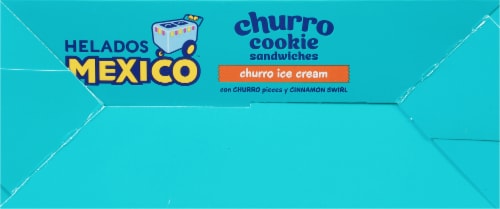Helados Mexico™ Churro Cookie Ice Cream Sandwiches Perspective: bottom