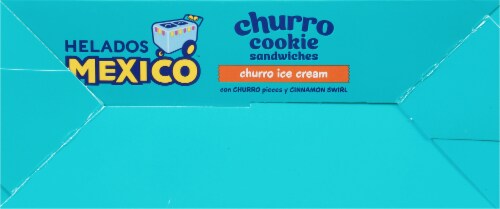 Helados Mexico™ Churro Cookie Ice Cream Sandwiches Perspective: bottom