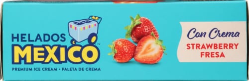Helados Mexico Strawberry Ice Cream Bars Perspective: bottom