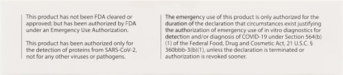 FlowFlex™ COVID 19 Antigen Rapid Test Perspective: bottom