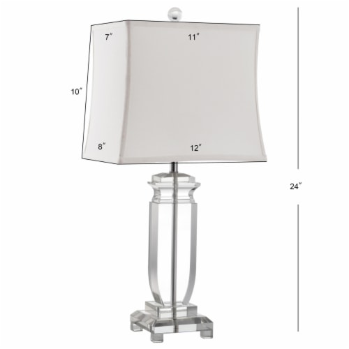SAFAVIEH Olympia Crystal Table Lamp (Set of 2) | Crystal | Perspective: bottom