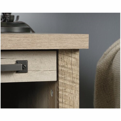 Set of 2 End Table/ Side Table with Pull-Out Shelf and One Drawer in Lintel Oak Perspective: bottom