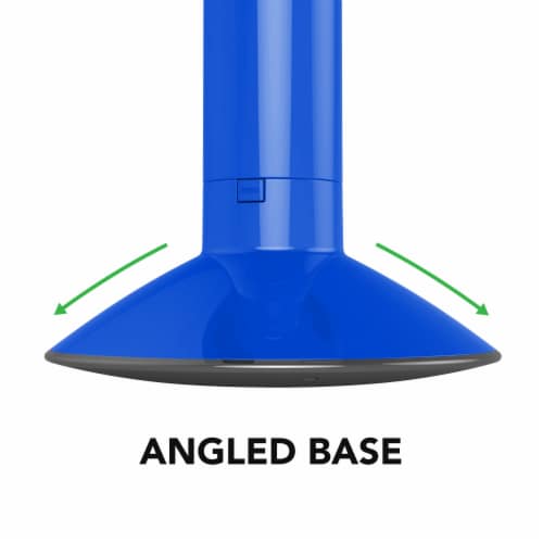 Storex Wiggle Stool - Rounded Base - Blue - 1 / Carton