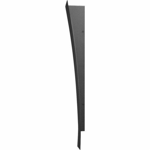 Z-Lite Landrum 24  Sand Blast Glass Aluminum Outdoor LED Wall Sconce in Black Perspective: bottom