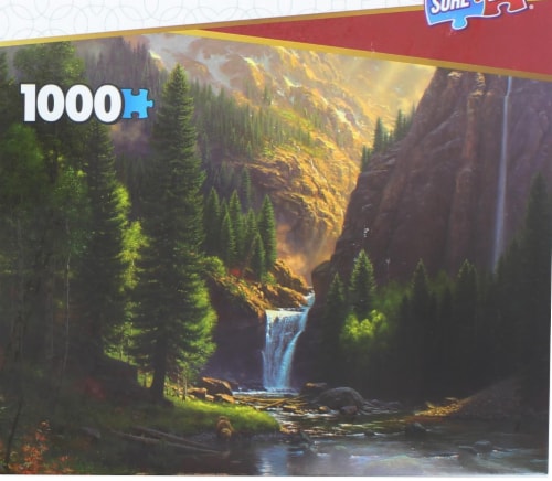 Set of 2 Keepsakes 1000 Piece Jigsaw Puzzles | Mountain Landscapes Perspective: bottom