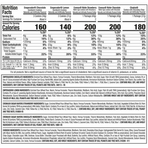 Gamesa Sweet Mix Cookies Sweet Mix Variety Pack Perspective: bottom
