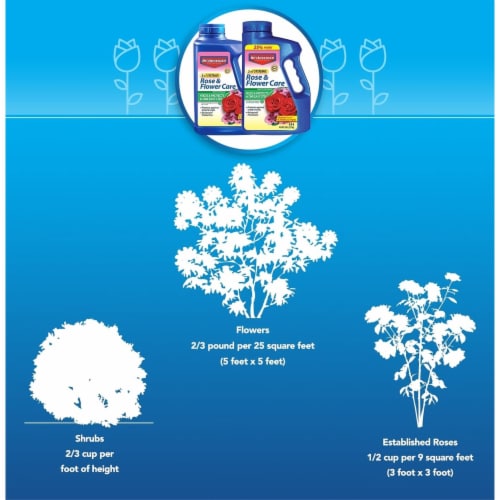 BioAdvanced 2-In-1 Systemic Rose and Flower Care, Granules, 5 lb Perspective: bottom