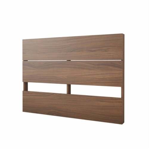 Celebri-T 5 Piece Full Size Bedroom Set White and Walnut Perspective: bottom