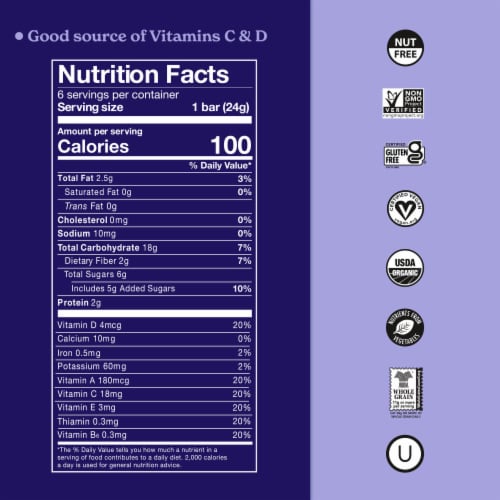 MadeGood® Mixed Berry Granola Bars Perspective: bottom