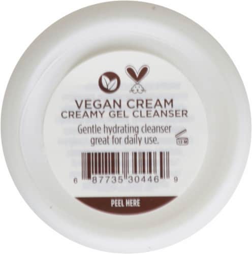 Pacifica Vegan Cream Creamy Gel Cleanser Perspective: bottom