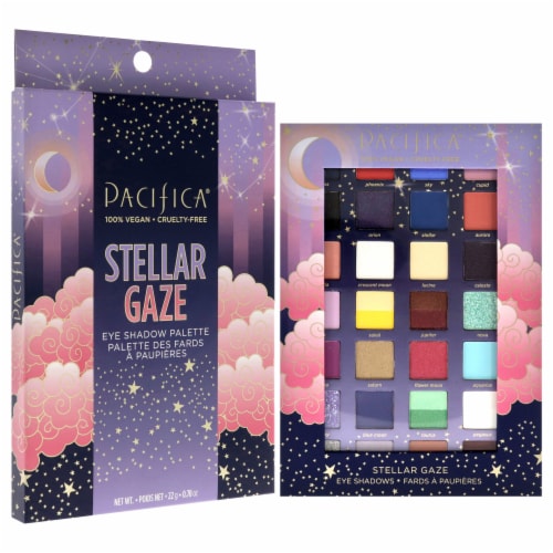 Pacifica® Stellar Gaze Eyeshadow Palette Perspective: bottom