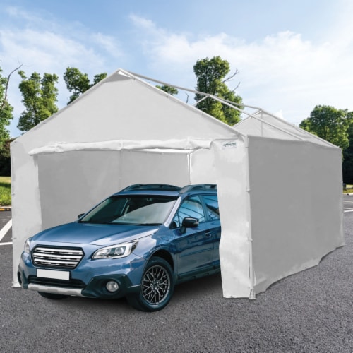 Caravan Canopy 10ft x 20ft Domain Carport Sidewall Kit Perspective: bottom