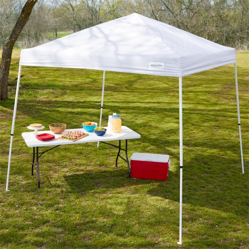 Caravan Canopy 10ft x 10ft V-Series 2 White Perspective: bottom