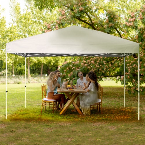 Caravan Canopy 12ft x 12ft V-Series 2 White Perspective: bottom
