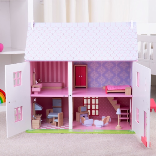 Bigjigs Toys, Heritage Playset Rose Cottage Perspective: bottom