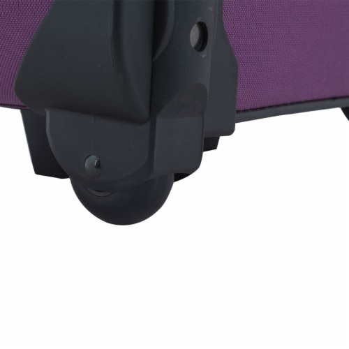 Traveler's Choice Elite Luggage Softside Kid's Rolling Carry-On - Purple Perspective: bottom