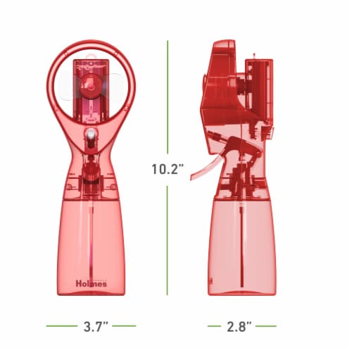 Holmes Cool Breeze Handheld Misting Fan -Coral Perspective: bottom