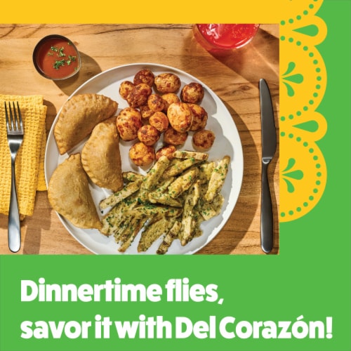 Del Corazón Grilled Chicken Verde Meal, Frozen Perspective: bottom