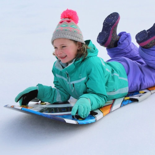 Flexible Flyer Snow Screamer 47 Inch 2 Person Foam Snow Sled for Kids and Adults Perspective: bottom
