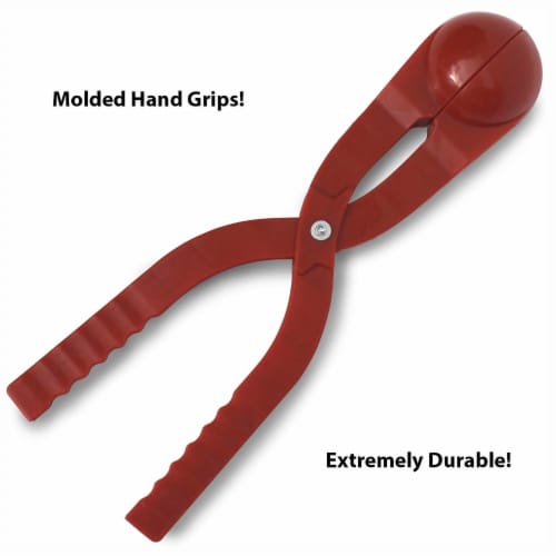 Paricon Outdoor Winter Snowball Maker Kids Childrens Toy and Sand Mold, Red Perspective: bottom