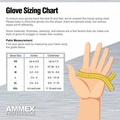 Ammex Professional Nitrile Exam Gloves - Black Perspective: bottom