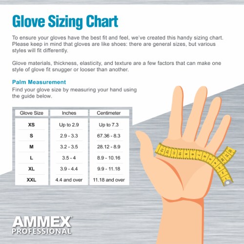 AMMEX Vinyl, Latex & Powder Free, Medical Disposable Gloves, Medium, Clear, 100/Box (2-Pack) Perspective: bottom