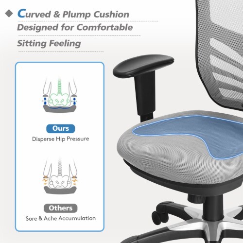 Office chair sales with mesh bottom