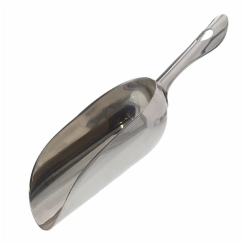 Insulated Stainless Steel Ice Bucket with Scoop, Lid and Handle (6.6 x 7.5 in) Perspective: bottom