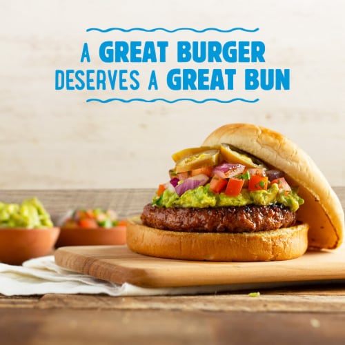 Udi's Gluten Free Frozen Classic Hamburger Buns Perspective: bottom