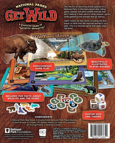 Hasbro 103148 National Parks Get Wild Game Perspective: bottom