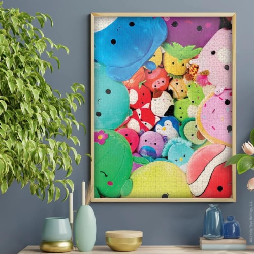 USAopoly Squishmallows Share My Squad 1000 Piece Puzzle Perspective: bottom