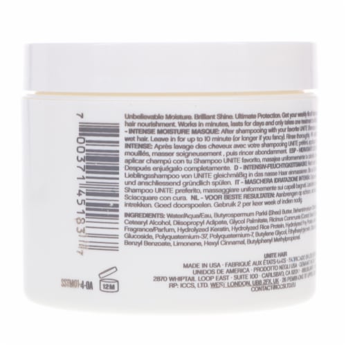 Unite 7 Seconds Masque Hair Treatment Perspective: bottom